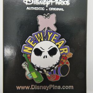 Nightmare Before Christmas Disney Parks Pin Trading Jack Skellington New Year